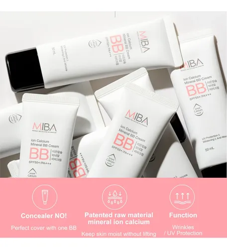 Ion Calcium Mineral Bb Cream 50ml / 1.69 Fl.oz Patent Raw