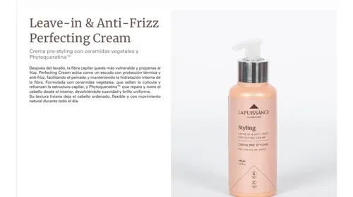 La Puissance Línea Styling Crema De Peinar + Gel Wet + Cera
