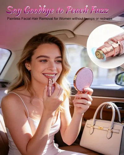 Depiladora Eléctrica Facial Mujer Inalámbrica Impermeable