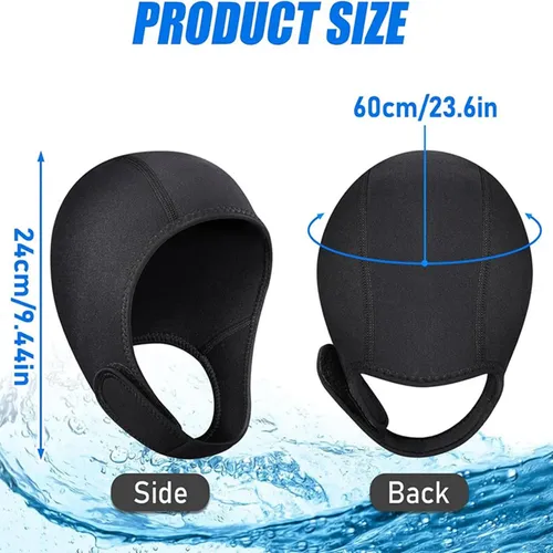 Capucha De Buceo De Neopreno Con Correa, Gorra Térmica Quick