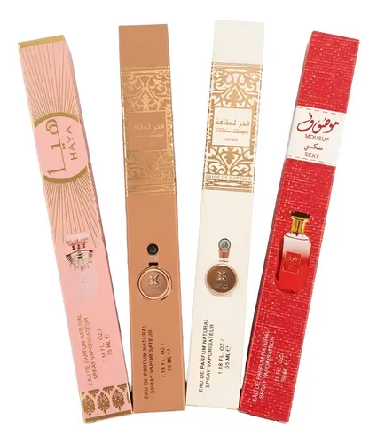 Set De 4 Tubitos De Perfumes Árabes Para Mujer