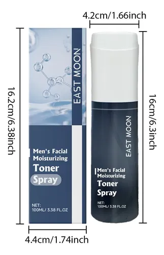Tónico Facial Para Hombre East Moon, Hidratante Y Refrescant