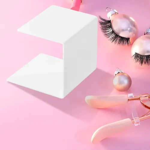 Organizador De Estantes Lash Pillow, Vitrina De Plástico Par