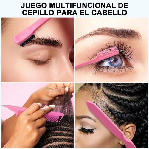 Set De 4 Cepillos De Peluquería Cepillo Para Cabello