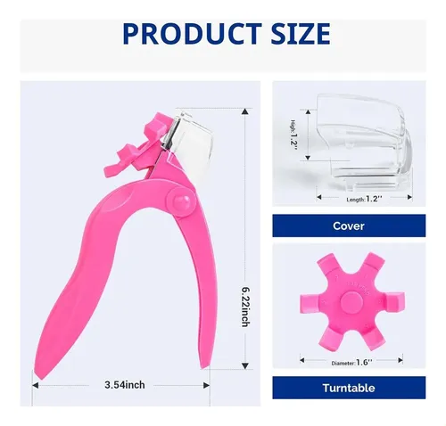 Jc Corta Tip Para Uñas Postizas Con Guía Precisión