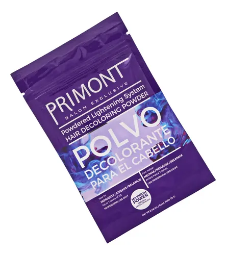 Primont Polvo Decolorante Aclara Hasta 7 Tonos 70g