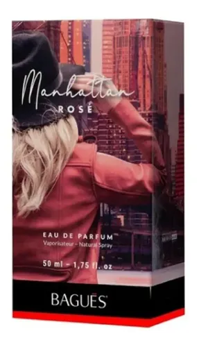 Bagués Manhattan Rosé Eau de Parfum 50ml Oriental Spray Cruelty-Free
