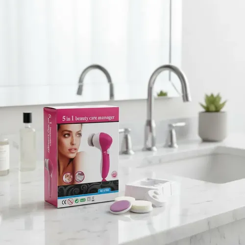 Cepillo Facial Eléctrico 5 En 1 Masajeador Exfoliante Pilas