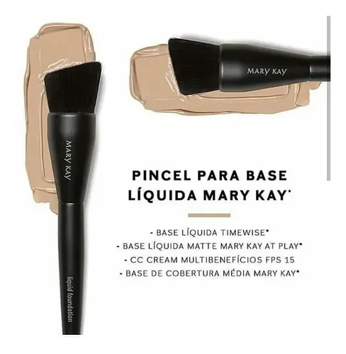 Brocha Para Base De Maquillaje Líquida Mary Kay 20% Descuent