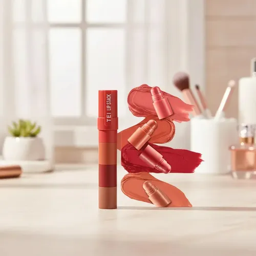 Labial Lipstack Matte En Barra 4 En 1 Tei Maquillaje