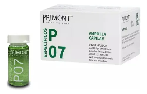 Tratamiento Anti Caida Capilar Cremiento De Pelo P07 Primont