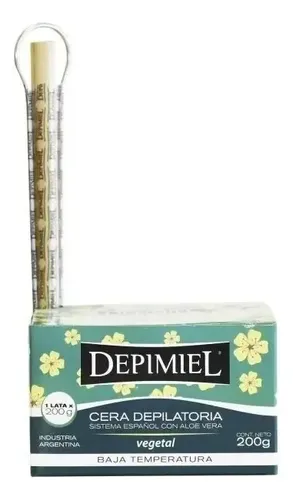 Cera Para Depilar Vegetal X 200grs Depimiel Sistema Español