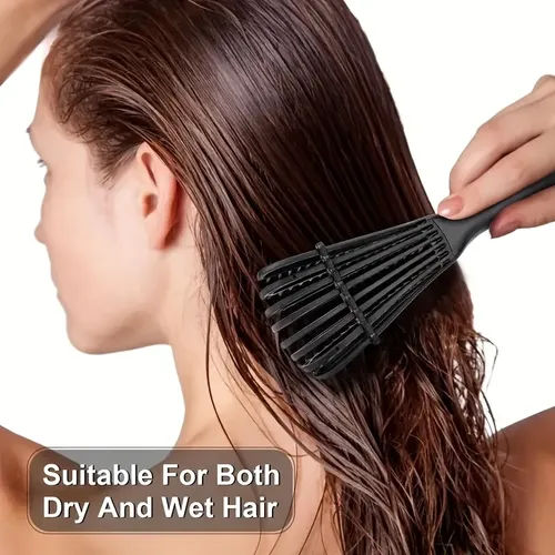 Cepillo Para Cabello Detangler, 8 Puntas, Peine Húmedo Y Sec