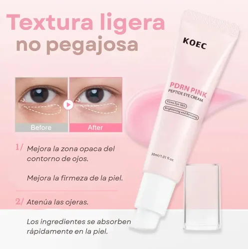 Contorno De Ojos Pdrn Pink Revitalizante Koec 30 Ml