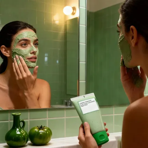 M42 Mascarilla De Arcilla Para Cara, Verde Tomato Para Masca