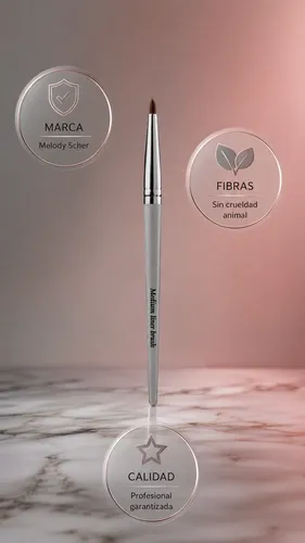Pincel Delineado Ojos Gel Punta Fina Melody Scher