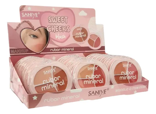 Trio Rubor Mineral Sweet Cheeks Tonos Saniye Polvo Mate