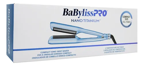 Ondulador Nano Titanium Babyliss Pro Rizos Color Celeste