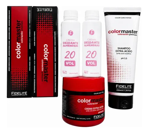 Kit Tintura Fidelite Colormaster Cherry 222 X2 Pomos