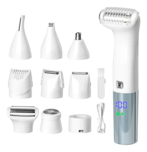 Depiladora Mujer Afeitadora Corporal 6 En 1 Recargable