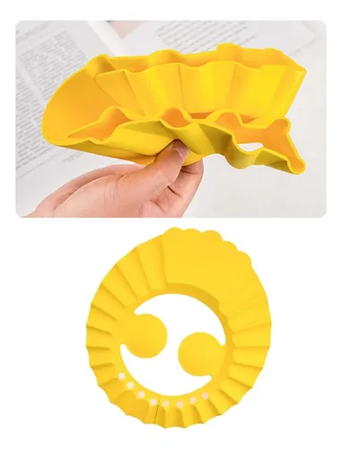 Gorro De Baño Para Bebé Ajustable Con B Estilo 1 Amarillo