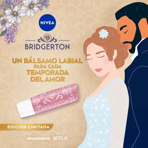 Nivea Labial Edición Especial Bridgerton Rose Meringue Lip