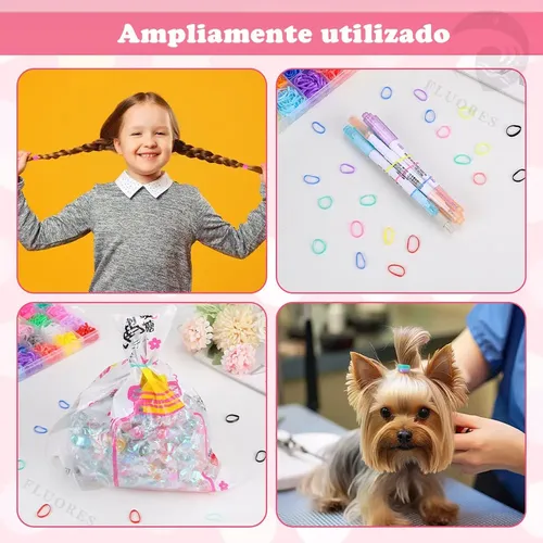 Y 112 Piezas De Accesorios Para El Cabello, Rosquillas, Cole