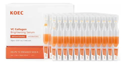 Serum Facial Vitamina C Colágeno Ampollas Hidrata Iluminax30