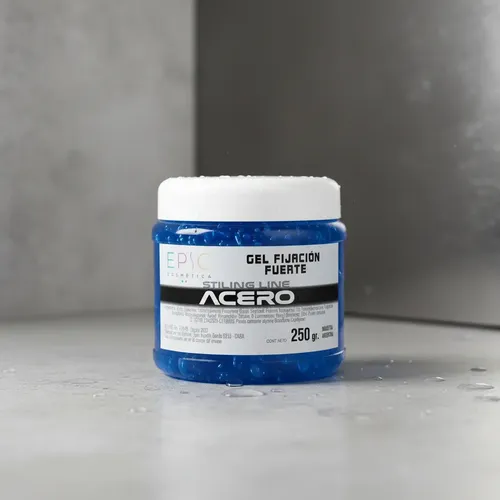 Gel Epic Modelador Acero Azul Fijación Fuerte 250gr