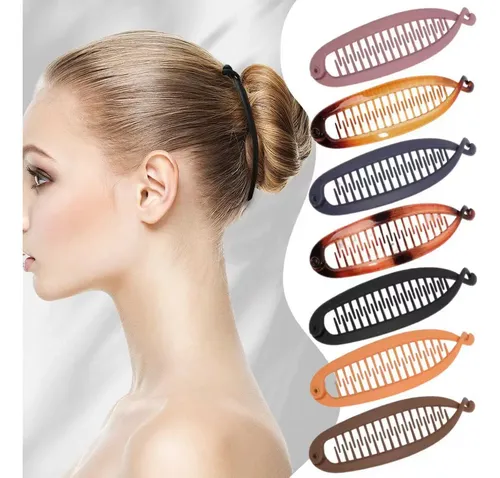 8 Exquisitos Accesorios For El Cabello Con Clip De Banana,