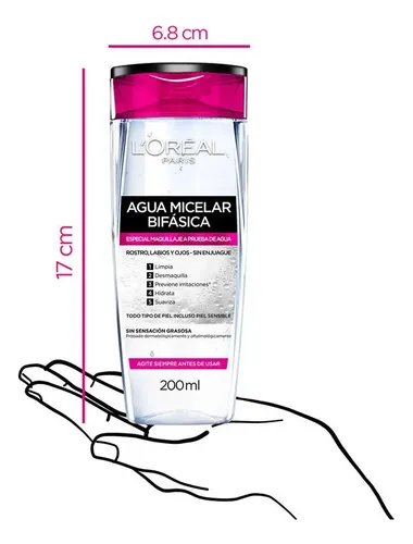 Loreal Paris Agua Micelar Bifasica 200ml