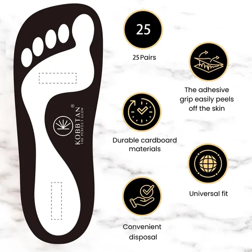 Protectores Desechables Para Pies Kobbtan Spray Tan 25 Pares