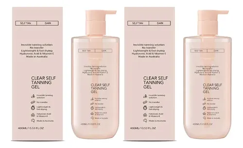 Gel Autobronceador Transparente, Paquete De 2