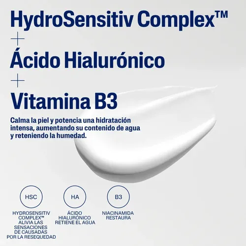 Cetaphil Optimal Hydration Crema Noche Con Ácido Hialurónico Piel Sensible x 48 g