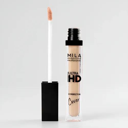 Corrector Líquido Mila Marzi HD Hidratante para Ojeras y Rostro, Tono Amarillo
