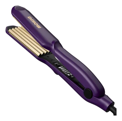 Crimpadora De Cabello De Hierro Dshow, Ondas Definidas Púrpura.