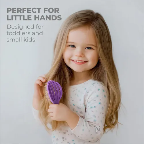 Cepillo Ninabella Mini Octopus Detangler Morado
