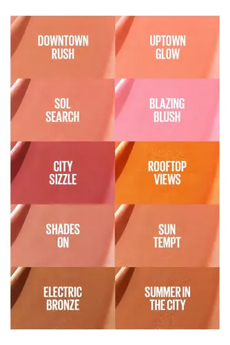 Rubor líquido Maybelline Sunkisser 12h Tom 07 Rooftop Views