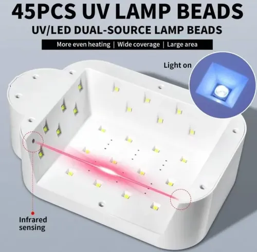 Cabina Inalámbrica Bm-20 Con Strass Para Panicura O Pedicura