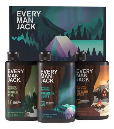Set De Regalo De Gel De Baño Every Man Jack Para Hombre, 400
