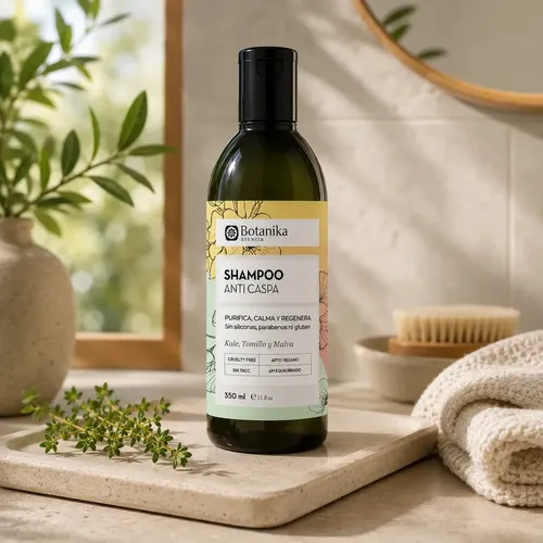 Shampoo Anticaspa Botanika X350ml Apto Vegano