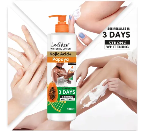 Loción Corporal Y Spa De Papaya De 500 Ml Que Hidrata La Pie