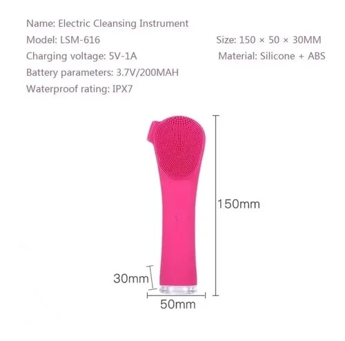 Limpiador Masajeador Facial Recargable Usb