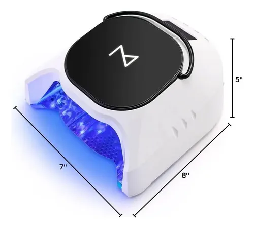 Lámpara Uv Led Recargable Profesional Negra Y Blanca