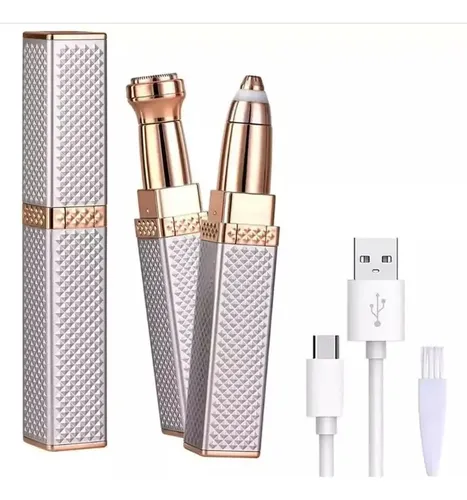 Depiladora Cejas Lápiz Eléctrico Recargable Usb Luz