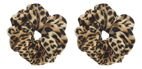 2 Lazos Para El Pelo Con Estampado Animal Con Estampado Anim