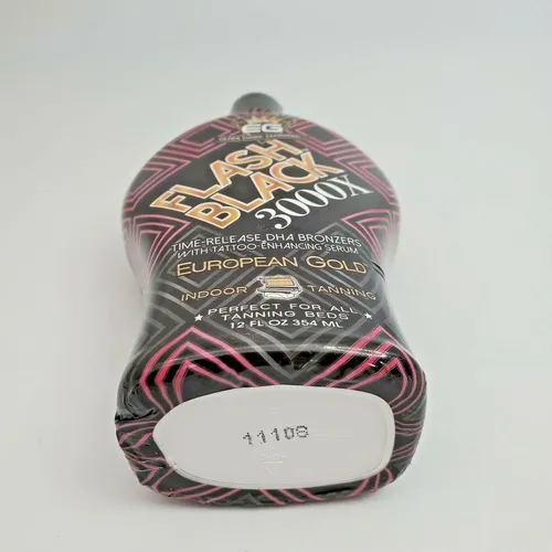Loción Bronceadora European Gold Black 3000 X 12 Oz