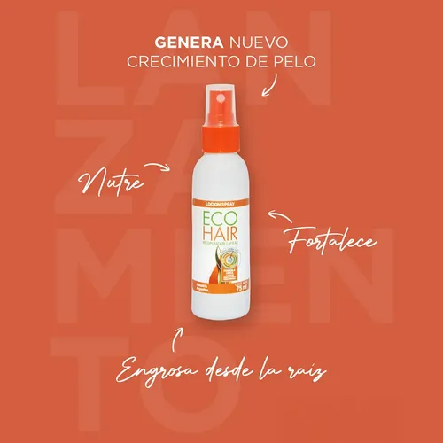 Ecohair Pack 2 Loción Spray Reconstrucción Capilar Anticaída