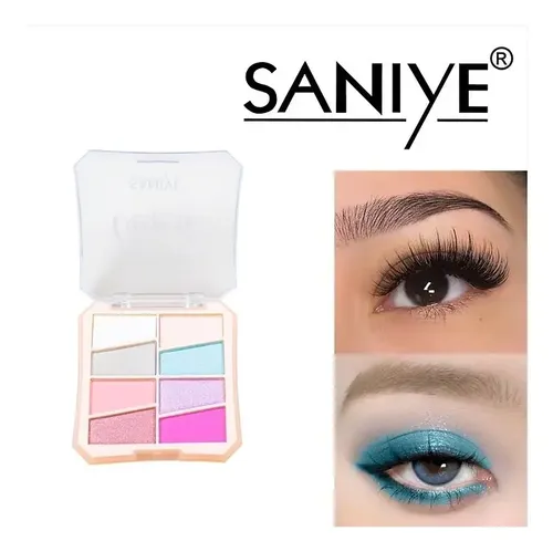 Paleta Sombras De Ojos Carnival Tonos Saniye  Maquillaje X8