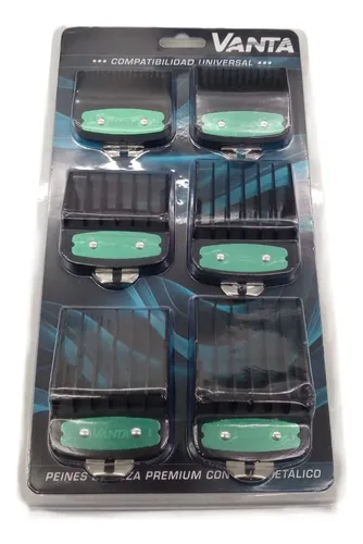 Kit De Peines Alzas Universales Vanta X 6 Con Clip Metálico